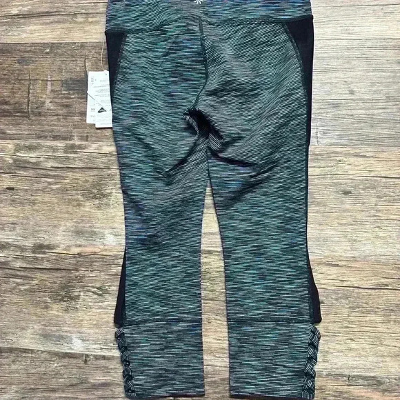 Athleta Gray and Black Leggings - Picture 2 of 6